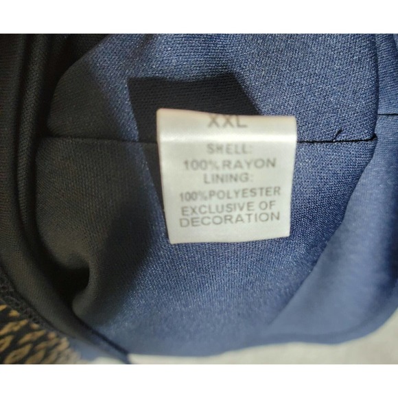 THML‎ Rayon Sleeveless Tunic Top Womens Size XXL Lined - Picture 4 of 10